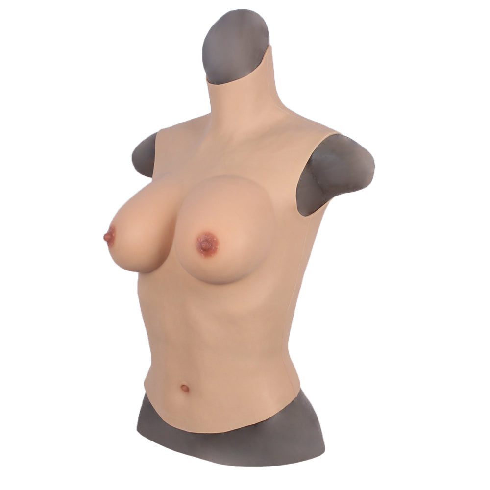 C-G Cup Halfbody Silicone Breastplate